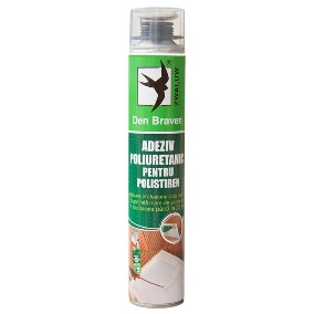 ADEZIV POLIURETANIC PENTRU POLISTIREN APLICARE PISTOL 870 ML